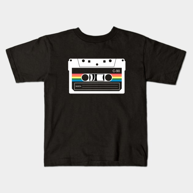 90s vintage Cassette Kids T-Shirt by ElectricPeacock